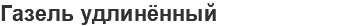 Газель удлинённый